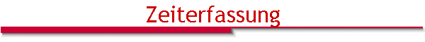 Zeiterfassung